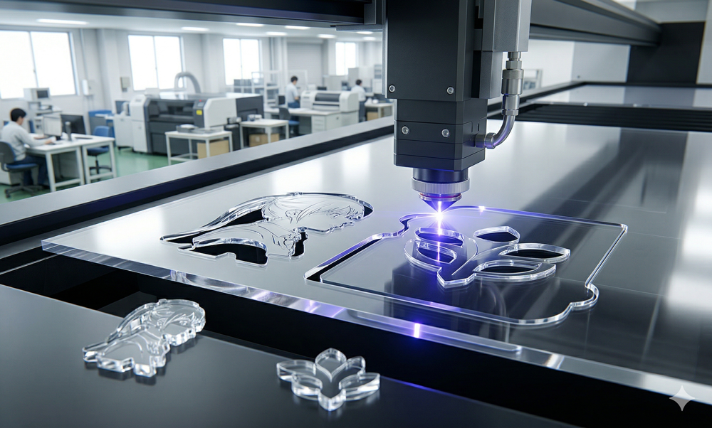 高精度レーザーカット加工イメージ